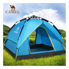骆驼帐篷户外3-4人 自动双层全防雨 野外露营帐篷